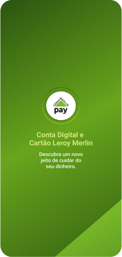 Tela do aplicativo Pernambucanas — Leroy Merlin Pay