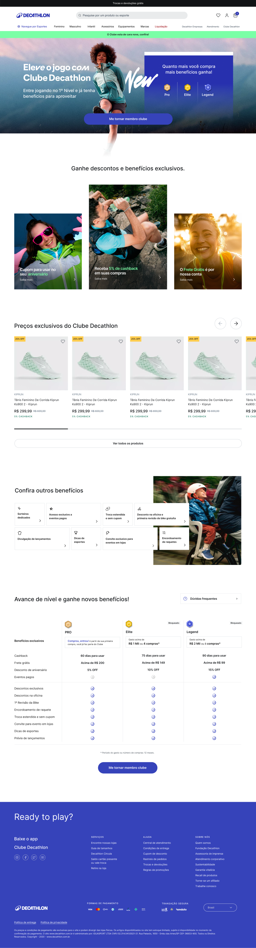 Tela Web Decathlon 1