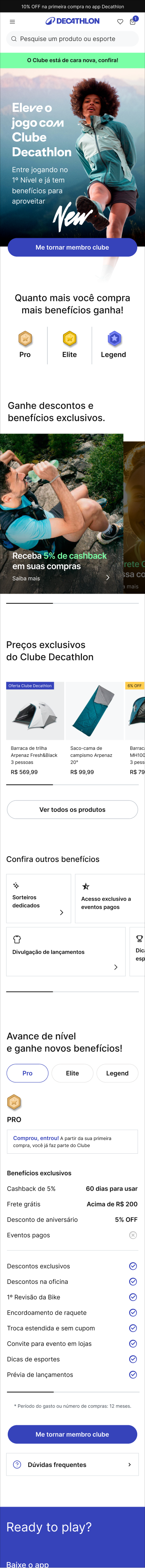 Tela Web Decathlon 2